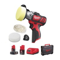 Milwaukee M12BPS-421X 12v Compact Polisher/Sander With 1 x 4.0ah & 2.0ah Batteries